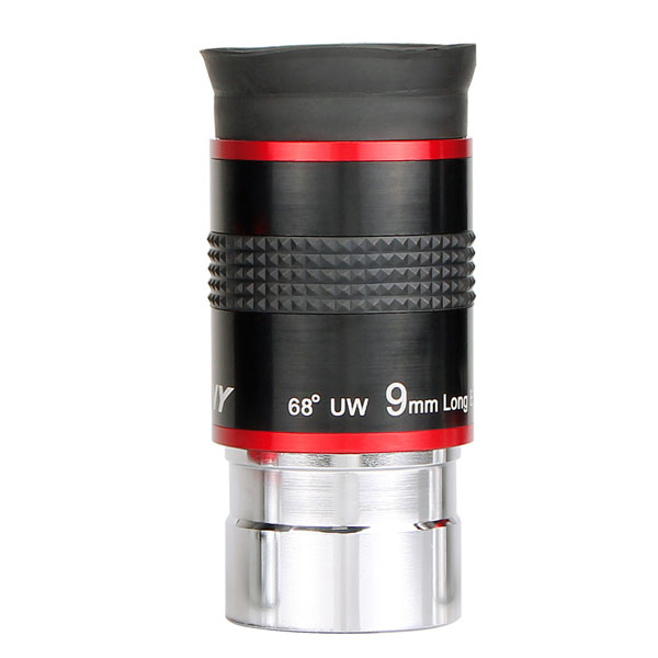 Ocular Ultra Gran Angular 9 mm 68° SvBony de 1.25 para Telescopio.